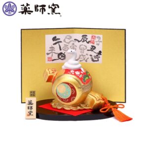 日本-藥師窯 招福干支系列 錦彩招福蛇（開運福槌）