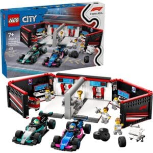 樂高LEGO 城市系列 - 60444 F1® 車庫和 Mercedes-AMG 與 Alpine 汽車