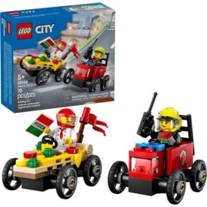 樂高LEGO 城市系列 - 60458 披薩vs.消防車賽車套裝