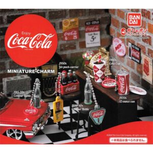 【日本正版授權】全套5款 可口可樂 模型吊飾 扭蛋/轉蛋 模型 Coca-Cola 143730