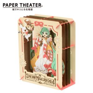 【日本正版授權】紙劇場 初音未來 紙雕模型/紙模型/立體模型 MIKU/初音 PAPER THEATER
