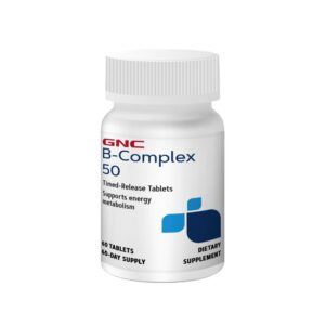 【GNC健安喜】維生素B群50食品錠60錠(8小時長效緩釋錠/精神旺盛)