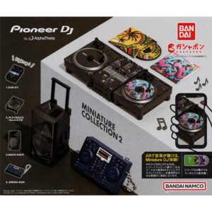 【日本正版授權】全套4款 Pioneer DJ 微縮模型 P2 扭蛋/轉蛋 兩軌混音器/混合式唱盤/揚聲器/先鋒DJ 209290