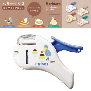 【古川紙工聯名】KOKUYO Compact α無針訂書機5枚- 鯨頭鸛布丁