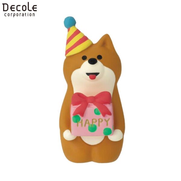 【DECOLE】concombre HAPPY BIRTHDAY  祝賀禮物狗狗