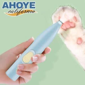 【AHOYE】LED燈降噪不卡毛寵物電剪 (寵物理毛 寵物剪毛器 剃毛器 寵物美容)