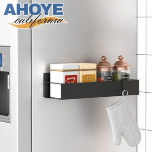 【AHOYE】日系廚房冰箱磁吸收納架 附掛勾