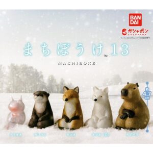 【日本正版授權】小全套3款 等待中動物公仔 P13 扭蛋/轉蛋 745164SP 等待動物/等候動物 水獺/水豚 動物模型
