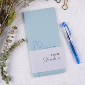 【conifer綠的事務】燈語紙間系列 車線筆記本  橫線-晨冰藍