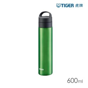 TIGER虎牌 手提輕量旋蓋雙層不鏽鋼保溫瓶600ml(MKB-T601) 陽綠色