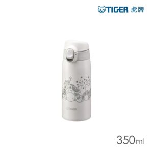 TIGER虎牌 輕量彈蓋雙層不鏽鋼保溫瓶350ml(MCT-A351) 陸龜
