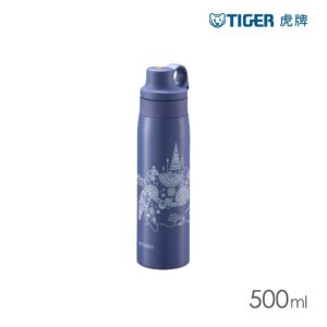TIGER虎牌 輕量彈蓋不鏽鋼吸管杯500ml(MCS-A051) 海龜