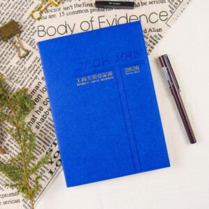 【conifer綠的事務】2026-25K線裝支票登記簿 會計專用  藍