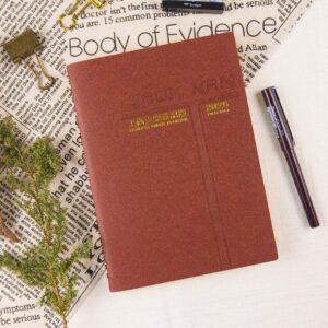 【conifer綠的事務】2026-25K活頁支票登記簿 會計專用  咖