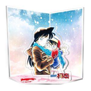 名偵探柯南原畫-壓克力場景組 柯南＆小蘭