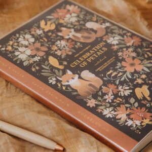 【wwiinngg】精緻燙金線裝筆記本(空白+方格)-焦茶狐狸