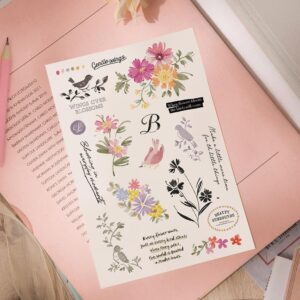 【wwiinngg】轉印貼紙2入-花間呢喃