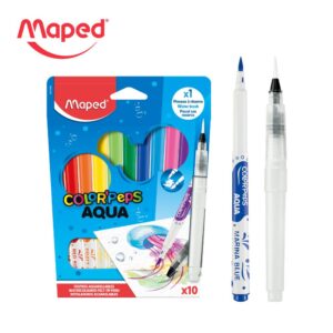 【Maped】水性軟刷頭藝術筆10色