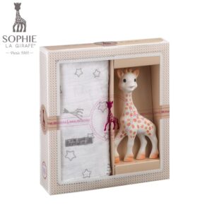 【Sophie La Girafe】咬牙器包巾禮盒