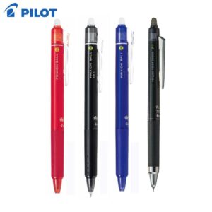 (限量買3送1)PILOT 按鍵魔擦筆0.5  黑+藍+紅