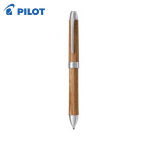 送禮首選-PILOT LEGNO 木質2+1多功能筆 筆套禮盒組  棕