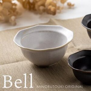 【日本Minoru】Bell高雅花形 陶瓷小缽180ml ‧ 窯白