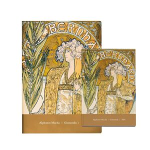 翡冷翠文創筆記本＋L夾｜慕夏《吉絲夢妲 Gismonda》