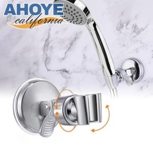 【AHOYE】強力吸盤無痕壁掛蓮蓬頭架