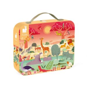 【Janod】厚片拼圖-非洲草原 54pcs