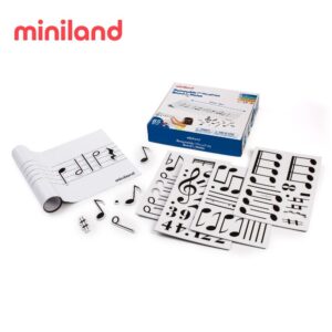 【miniland】可拆卸/書寫音譜磁性學習組