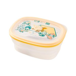 【仁舟淨塑】霹靂聯名保鮮盒1200ml - 2款 (保鮮盒/環保餐盒/矽膠餐盒/便當盒)  山間露營 絲絨黃