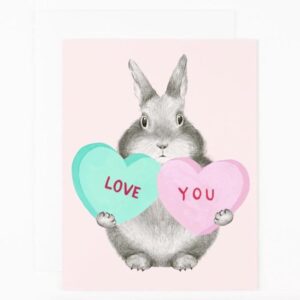 【 Dear Hancock 】Bunny with Sweethearts 愛情卡#gc_728