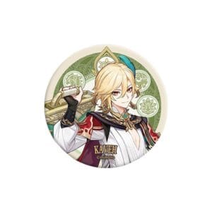 【正版授權】原神 亮粉金屬徽章 圓形徽章/別針/胸章/馬口鐵徽章 須彌 - 卡維