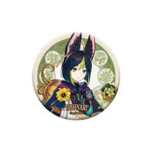 【正版授權】原神 亮粉金屬徽章 圓形徽章/別針/胸章/馬口鐵徽章 須彌 - 提納里