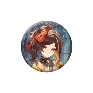 【正版授權】原神 逸聞軼事系列 亮粉金屬徽章 圓形徽章/胸章/馬口鐵徽章 米哈遊/miHoYo - 千織