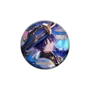 【正版授權】原神 主題系列 亮粉金屬徽章 流浪者 圓形徽章/別針/胸章/馬口鐵徽章 米哈遊/miHoYo