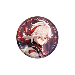【正版授權】原神 PV系列 金屬徽章 圓形徽章/胸章/馬口鐵徽章 米哈遊/miHoYo - 楓原萬葉