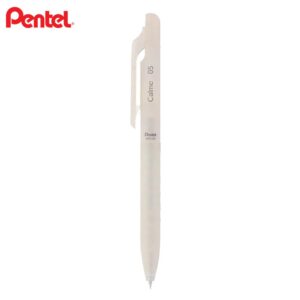 (2支1包)PENTEL 限量Calme 靜暮輕油筆0.5 半透明米色