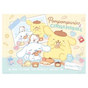 Pompompurin& Cinnamoroll  布丁狗&大耳狗喜拿 分享時光拼圖520片